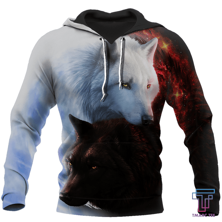 Wolf 3D All Over Printed Shirts For Men and Women JJ280401 - Amaze Style™-Apparel