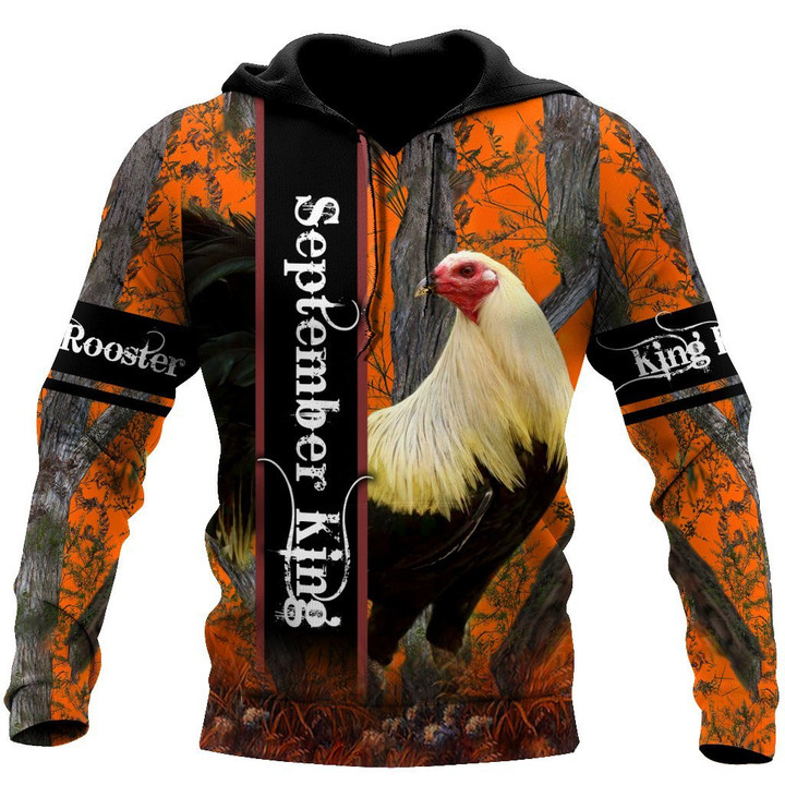Tmarc Tee Premium September Rooster D Over Printed Unisex Shirts ML