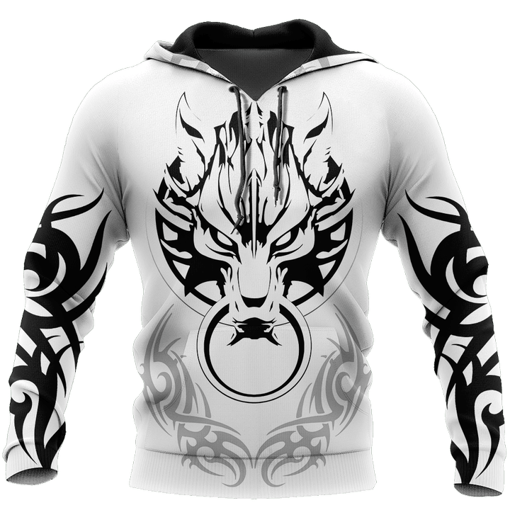 Tmarc Tee Premium Tribal Tattoo Fenrir Wolf Printed Unisex Shirts