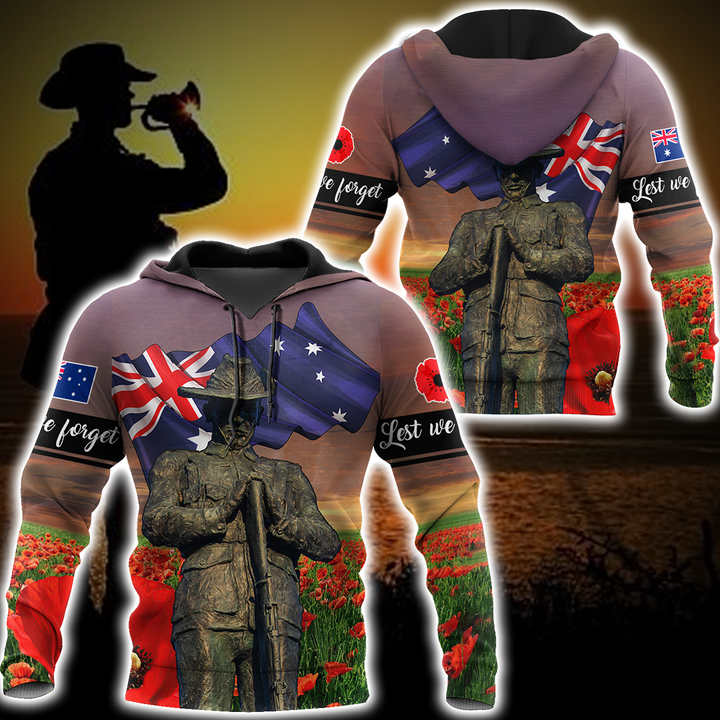Tmarc Tee Premium Anzac Day Lest We Forget