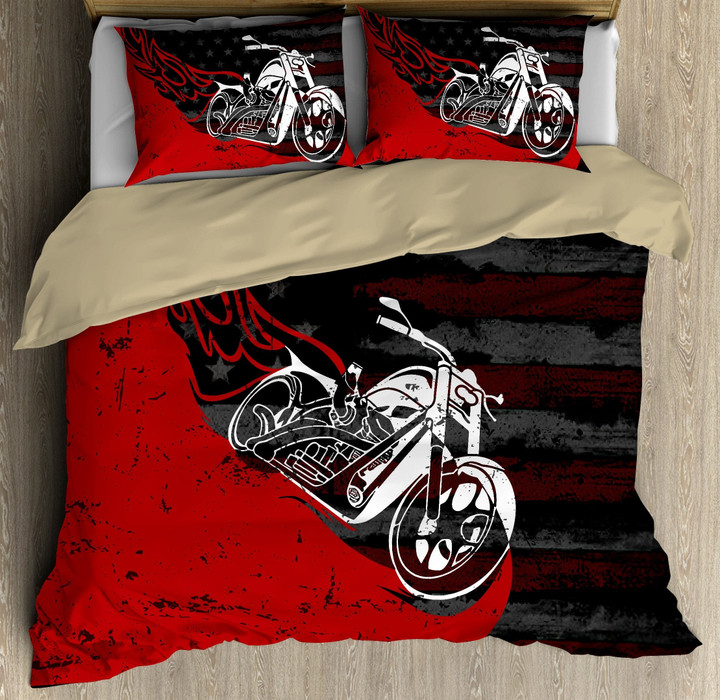 USA Motorcycle 3D Bedding Set HHT27072003-LAM-LAM-US Twin-Vibe Cosy™