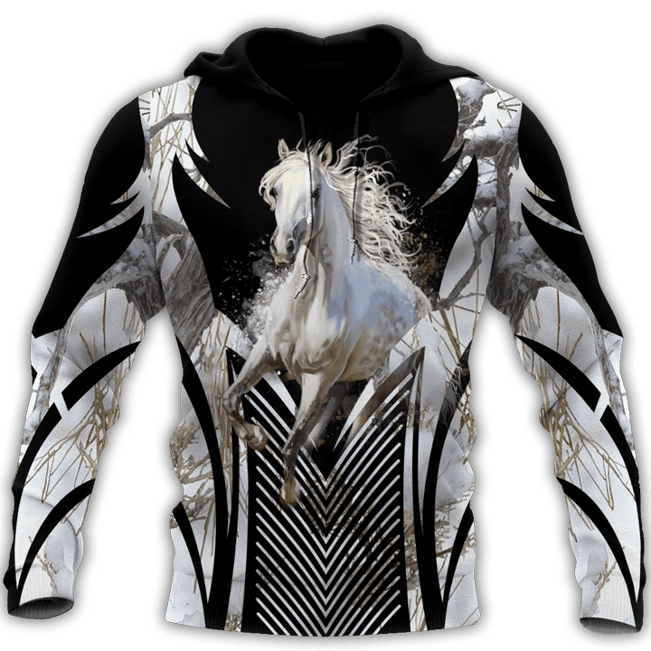 Tmarc Tee White Horse Shirts For Men And Women CL