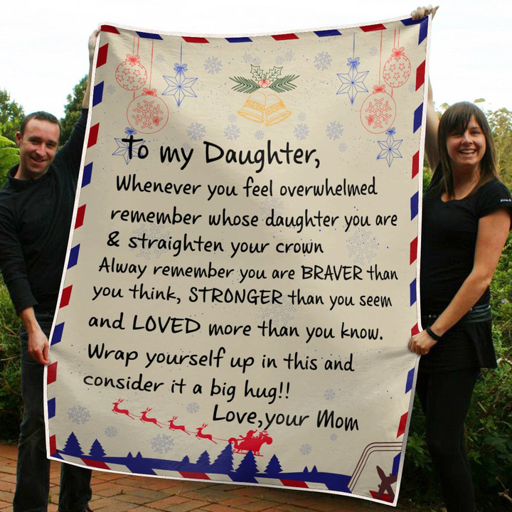 Tmarc Tee To My Daughter Premium Blanket From Mom