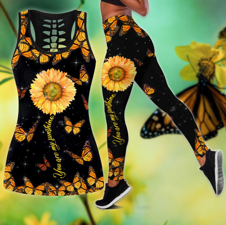 Tmarc Tee You Are My Sunshine Butterfly Combo Outfit TR