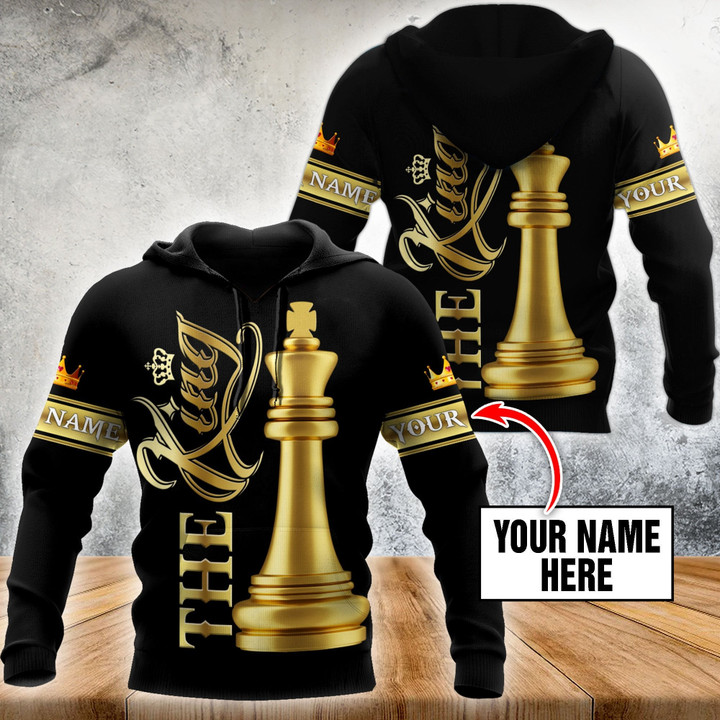 Tmarc Tee Personalized Chess Lovers- The King Shirts