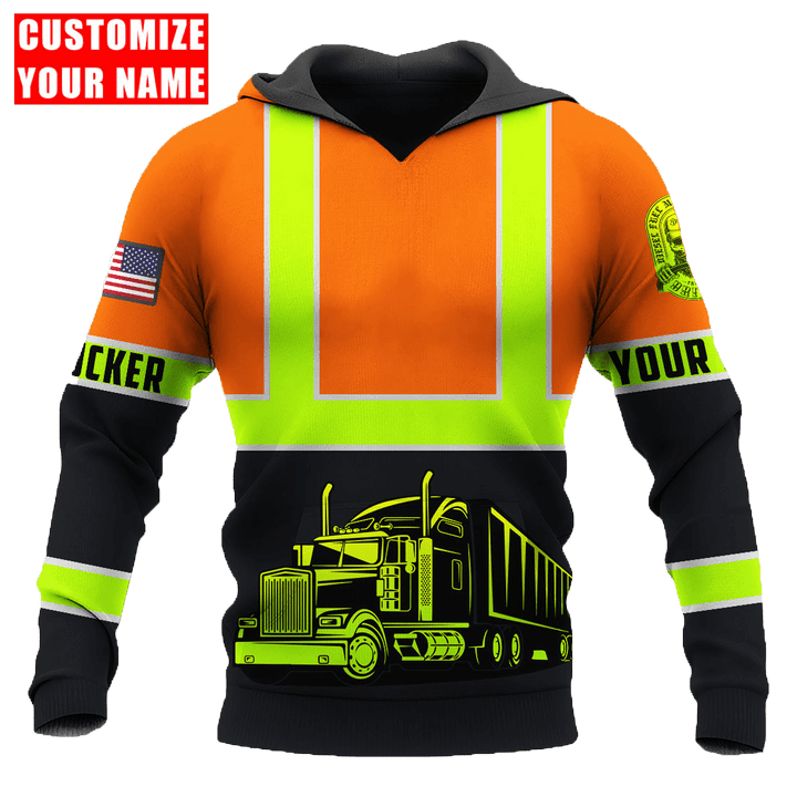 Tmarc Tee Personalized Trucker Safety Printed Shirts