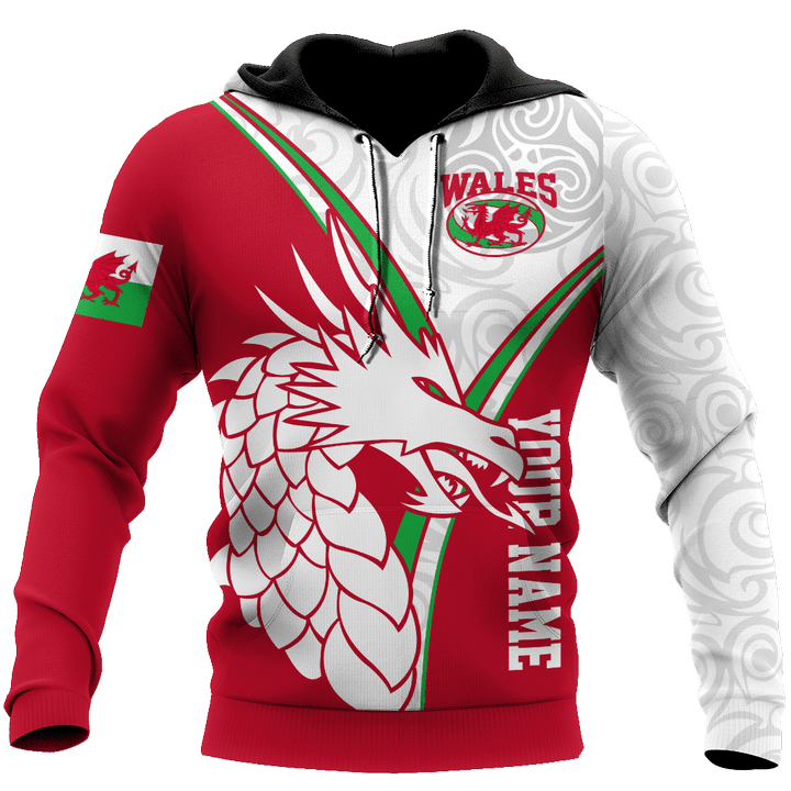 Tmarc Tee Premium Personalized Printed Wales Dragon Shirts MEI