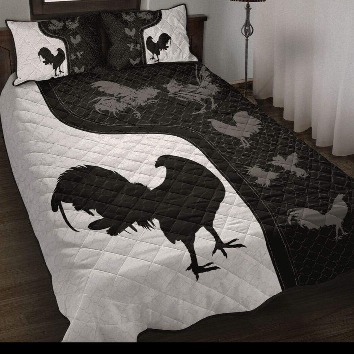 Tmarc Tee Rooster Quilt Bedding Set TN DD.S