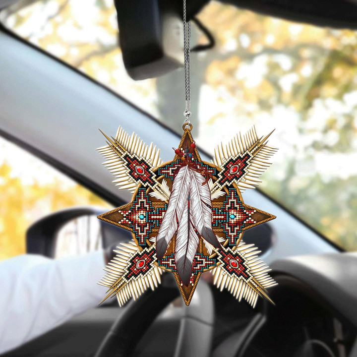 Tmarc Tee Native American Unique Design Car Hanging Ornament