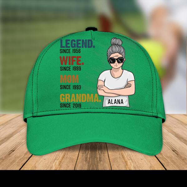 Tmarc Tee Personalized Full Print Cap For Mom, Best Gift For Family