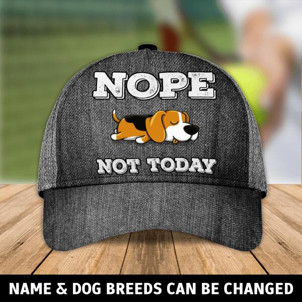 Tmarc Tee Nope Dog Not Today Personalized D Cap For Dog Lover