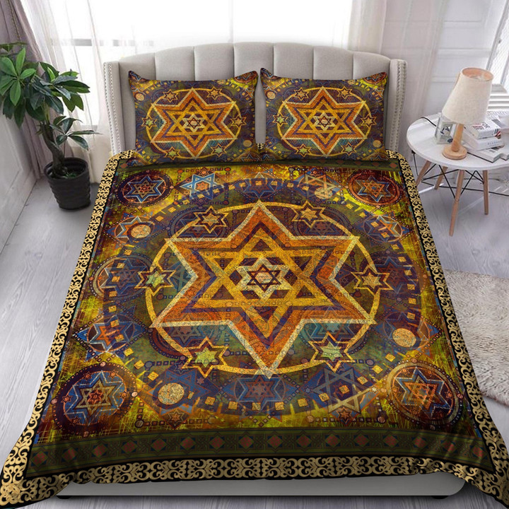 Tmarc Tee Six Pointed Wicca Art Bedding Set PiS