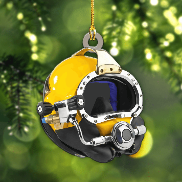 Tmarc Tee Scuba Diving Helmet Shaped Ornament