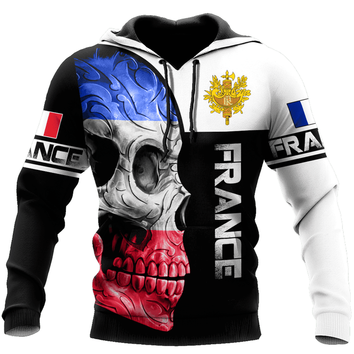 Tmarc Tee Personalized France Skull Shirts