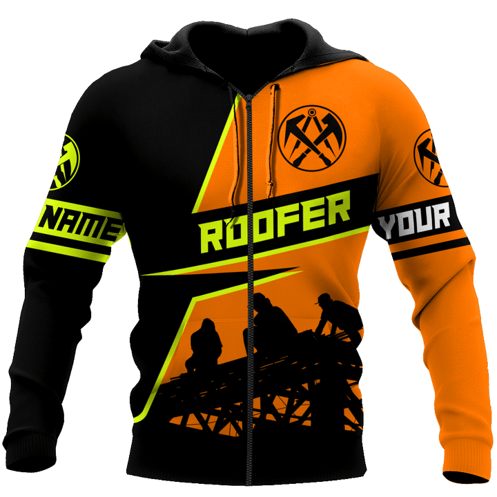 Tmarc Tee Roofer Man - Personalized Name D Hoodie Shirt XT