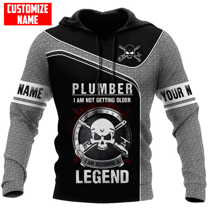 Tmarc Tee Personalized Name Plumber Unisex Shirt I Am Being A Legend