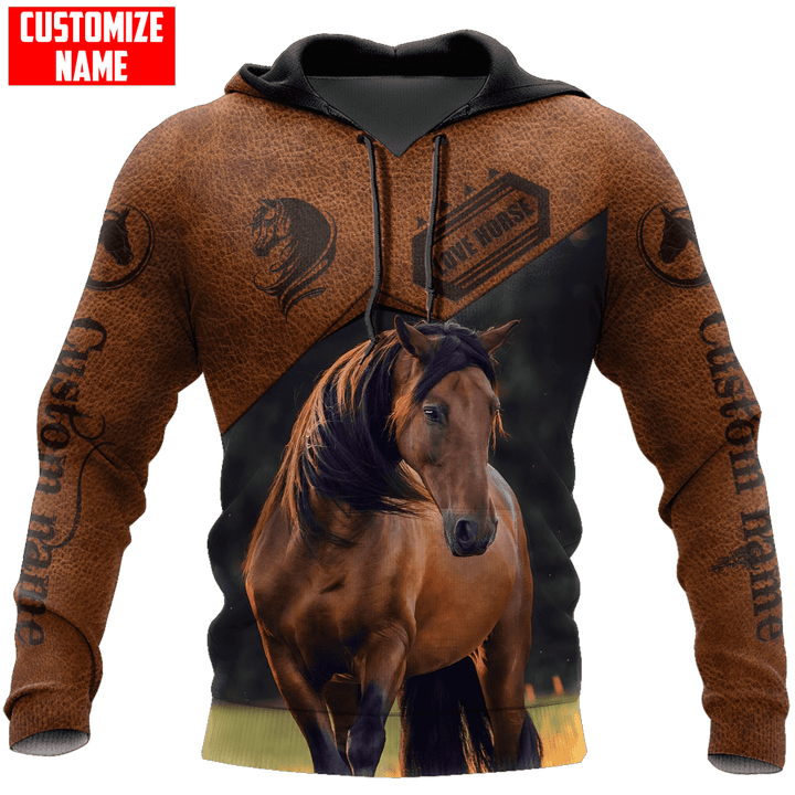 Tmarc Tee Personalized Love Horse All D Over Printed Unisex Shirts