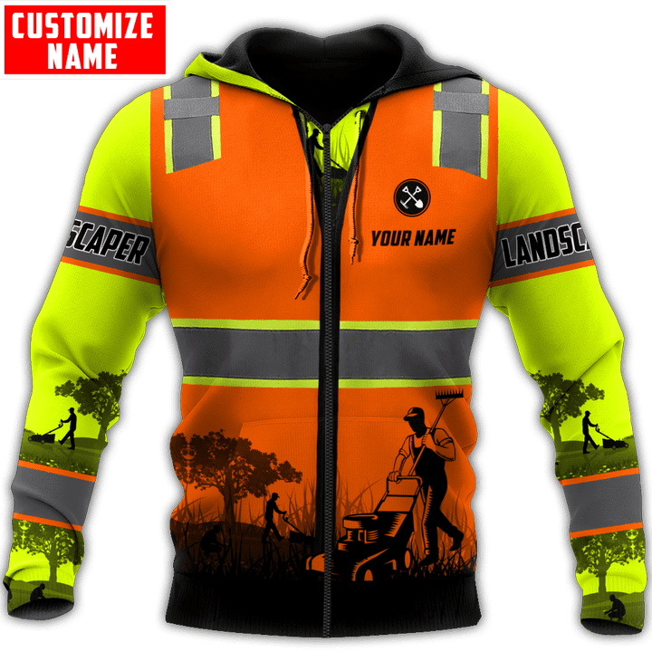 Tmarc Tee Tmarctee Customized Name Landscaper Shirts Safety
