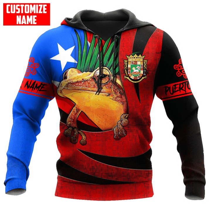 Tmarc Tee Personalized Puerto Rico King Coqui Unisex Shirts