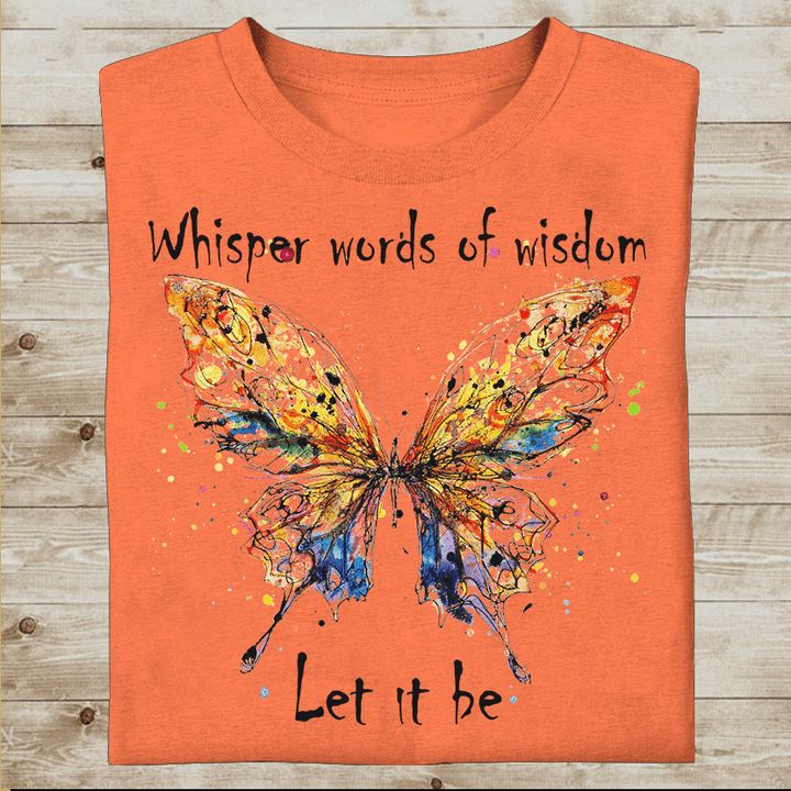 Tmarc Tee Whisper Words Of Wisdom Butterfly T-Shirt VP