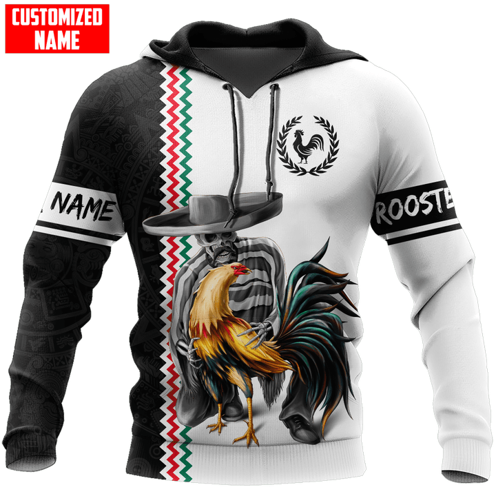 Tmarc Tee Personalized Mexican Rooster All Over Printed Unisex Shirts