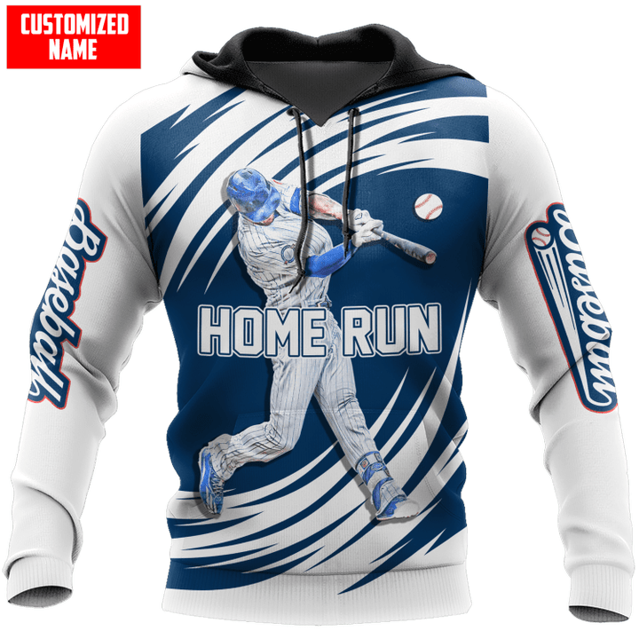 Tmarc Tee Personalized Name Home Run Baseball All Over Printed Unisex Shirts
