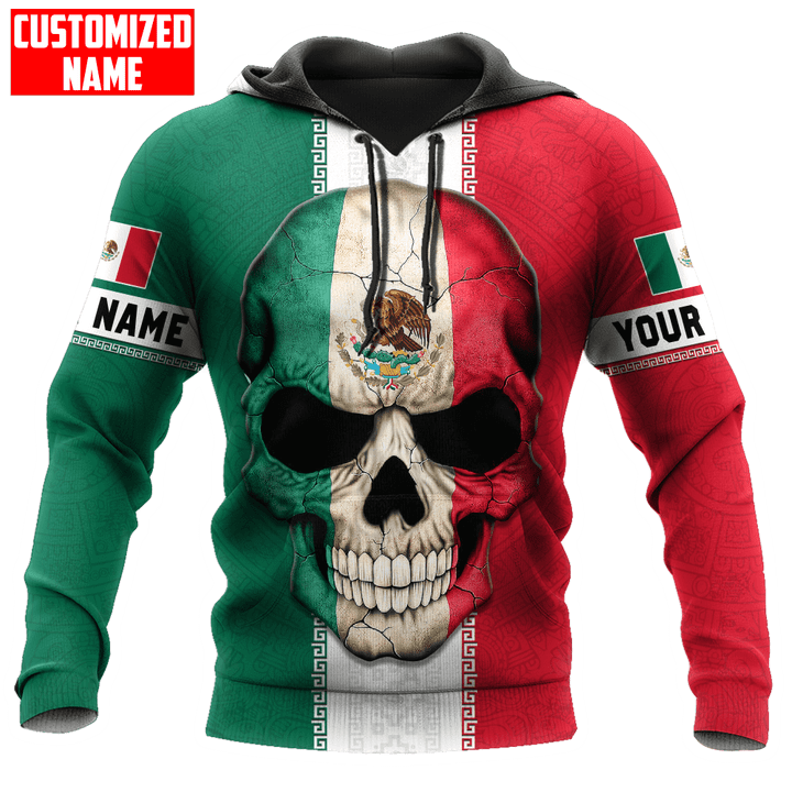Tmarc Tee Personalized Mexican Skull All Over Printed Unisex Shirts