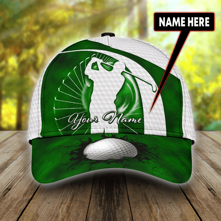 Tmarc Tee Personalized Golf Green Color Golf Classic Cap