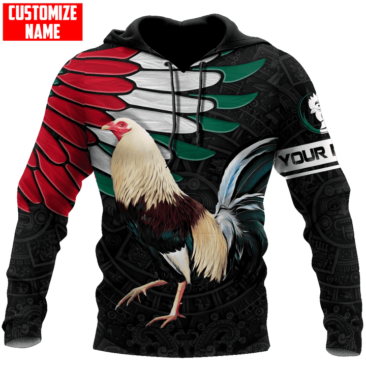 Tmarc Tee Custom Name Rooster Mexican All Over Printed Unisex Shirts