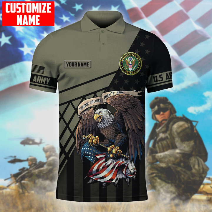 Tmarc Tee Personalized U.S Army Veteran Printed Shirts