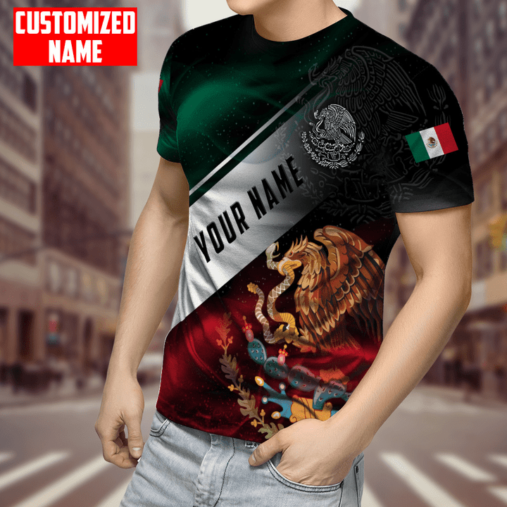 Tmarc Tee Personalized Mexico Smoke All D Over Printed Shirts