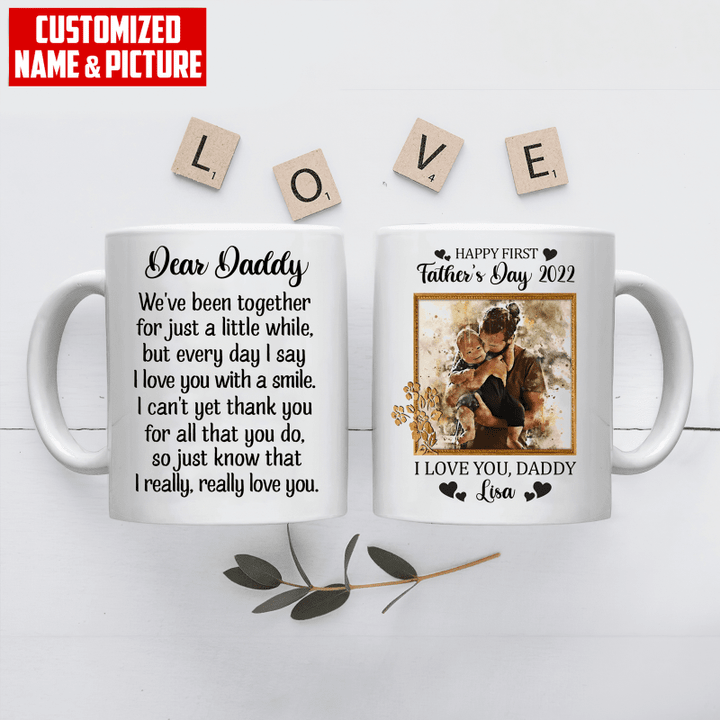 Tmarc Tee Personalized Dear Daddy We've Been Together Father's Day Gift Mug