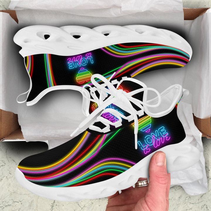Tmarc Tee Tmarctee Love Is Love LGBT All Over Printed Clunky Sneakers HN