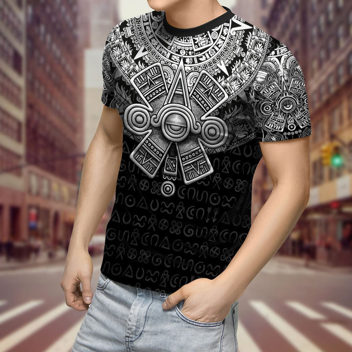 Tmarc Tee Ancient Aztec Ollin Eye All Over Printed Unisex Shirts