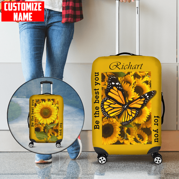 Tmarc Tee Butterfly Printed Luggage Cover SN02062202