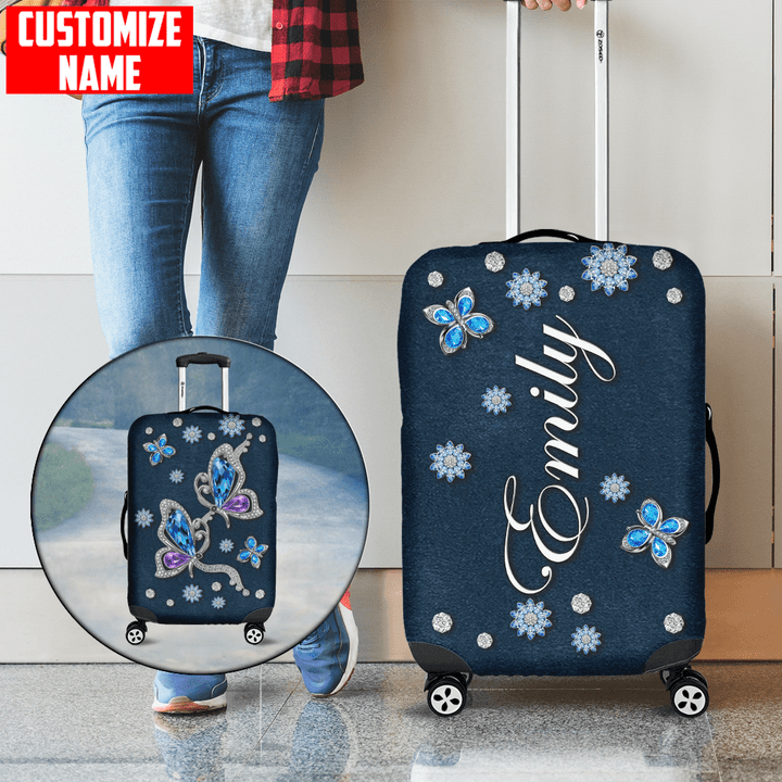 Tmarc Tee Butterfly Printed Luggage Cover SN02062203