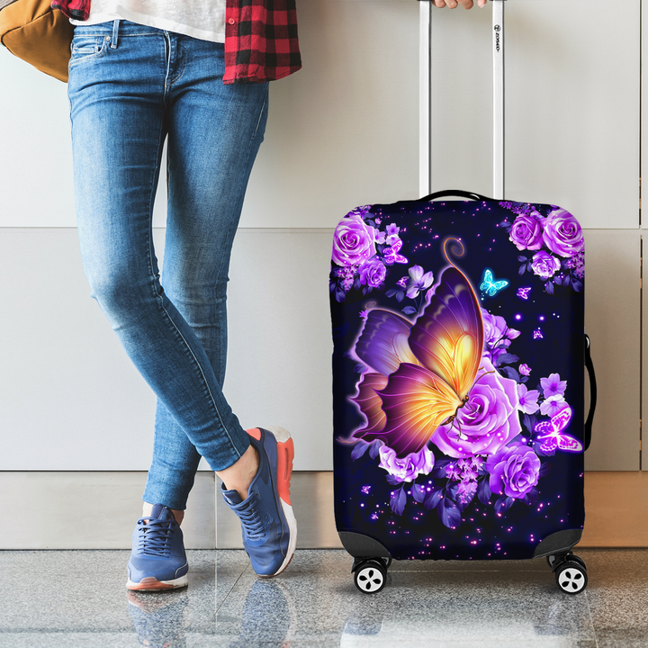 Tmarc Tee Butterfly Printed Luggage Cover SN02062201