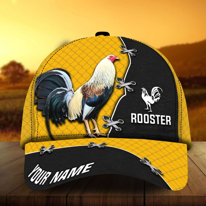 Premium Rooster 3D Cap Multicolor Personalized Hat For Rooster Lover | Tmarctee