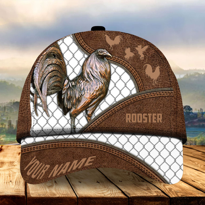 The Best Leather Rooster, Rooster Hats For Rooster Lovers Multicolor Personalized | Tmarctee