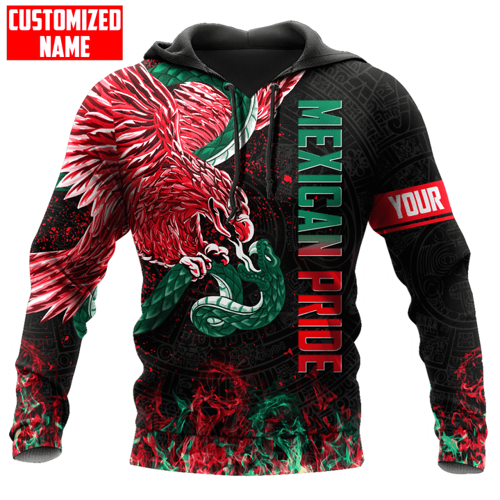 Tmarc Tee Personalized Mexico Eagle Snake Mexican Pride Color Shirts