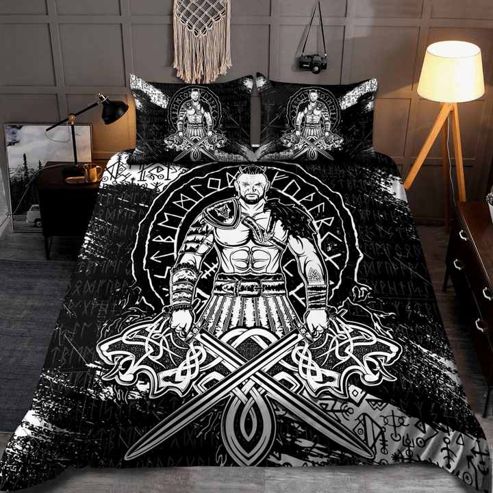 Tmarc Tee Viking Warrior All Over Printed Bedding Set