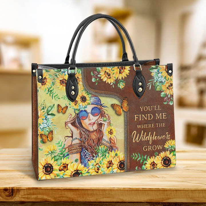 Hippie Where The Wildflowers Grow AEGB1403001Y Leather Bag