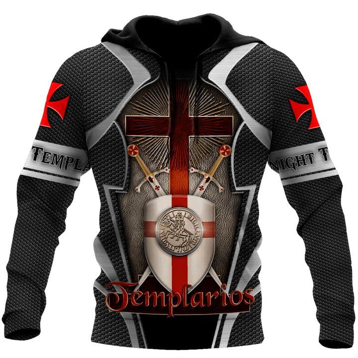 Premium Red Cross Shield Swords Knight Templar Shirts Tmarc Tee