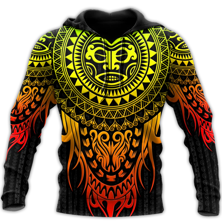 Aotearoa Sun Maori Colourful Printed shirts Tmarc Tee NTN07082201