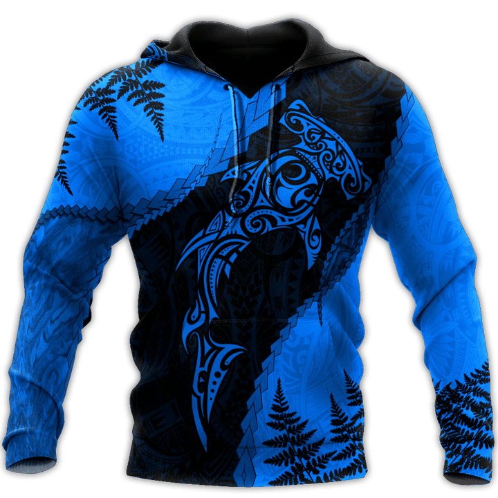 Aotearoa Blue maori Shark Shirts Tmarc Tee NTN08072202