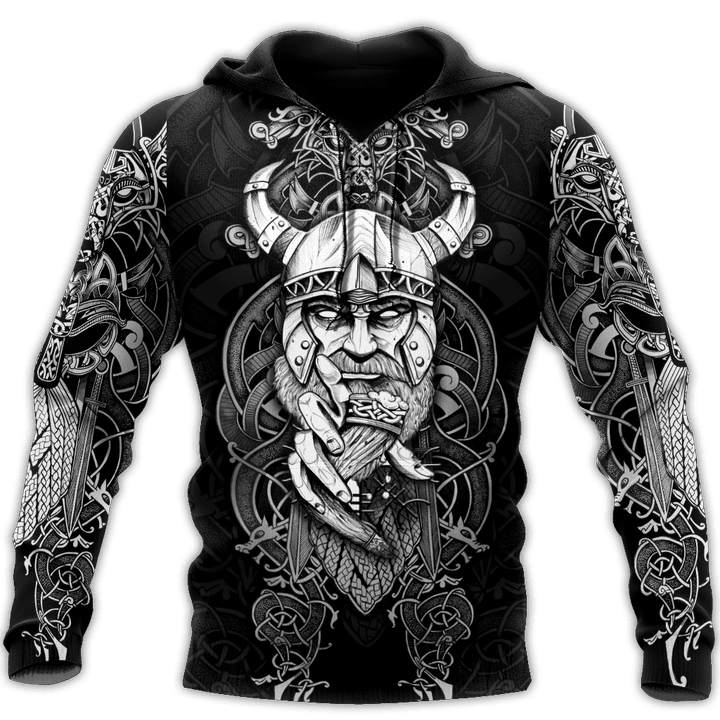 Tmarc Tee Viking Odin Fenrir Tattoo 3D Cloak