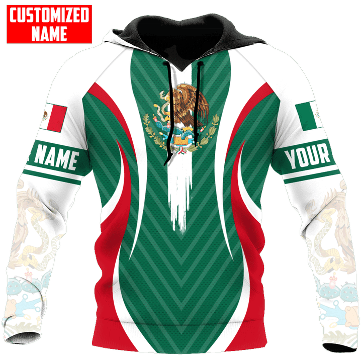 Mexico Custom Name 3D All Over Printed Shirts KL05082203