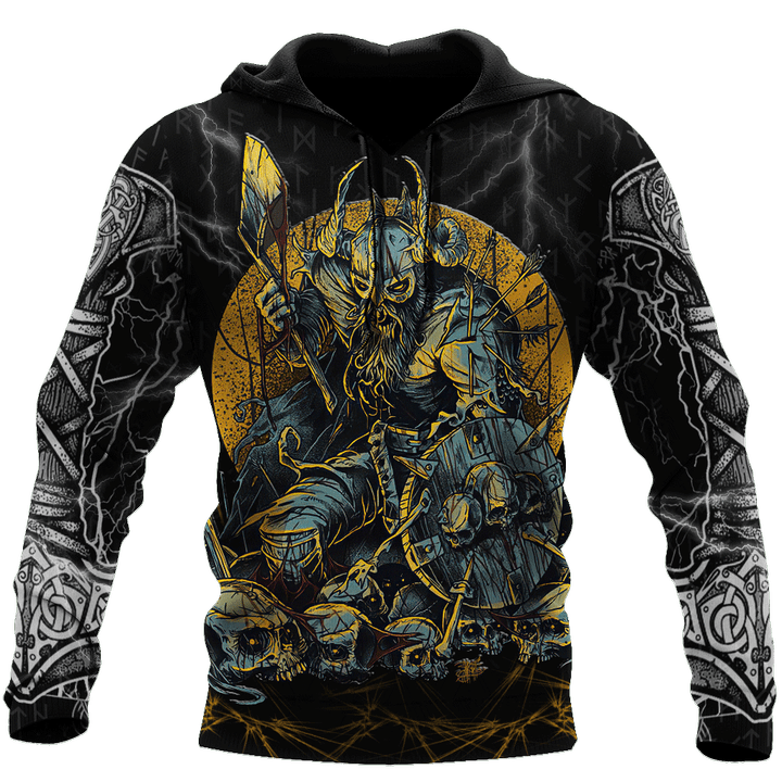 Tmarc Tee Viking And Skull 3D All Over Printed Unisex Shirt KL06092203