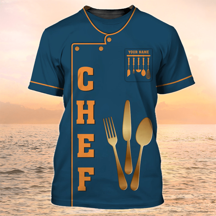 Chef Shirt Chef Apparel Chef Wear Cook Personalized Shirt Tmarc Tee TX22092216