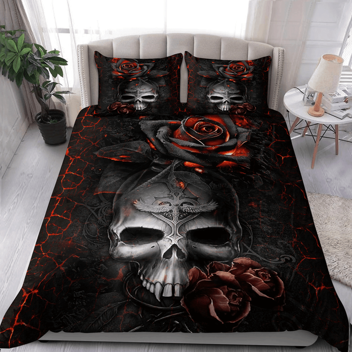Tmarc Tee Skull and Flower Bedding Set KL07102202